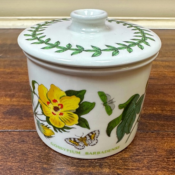 Portmeirion Other - portmeirion gossypium barbadense Flower Lidded Bowl Barbados lidded